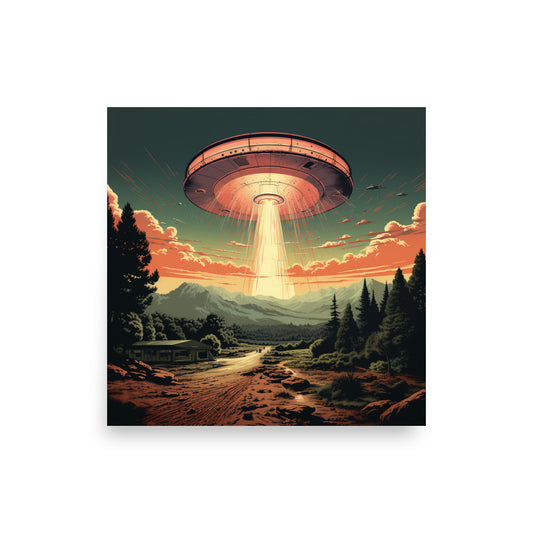 Cosmic Cool | Rockabilly UFO Art - BISOULOUISE