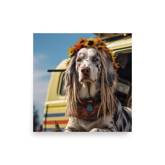 Whimsical Woofers: Hippie Dog Vibes - BISOULOUISE
