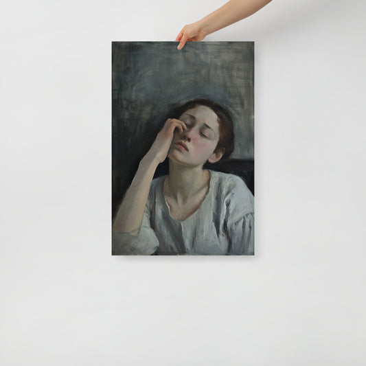 Woman Portrait - Minimalist Art Decor - BISOULOUISE